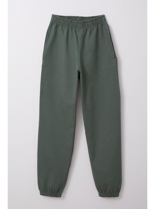 Mint Green - 350gr - Girls` Sweatpants - Breeze Girls&Boys