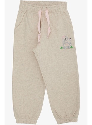 Beige - 200gr - Baby Sweatpants - Breeze Girls&Boys