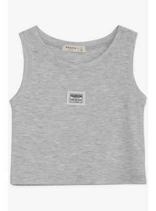 Light Gray - Girls` T-Shirt - Breeze Girls&Boys