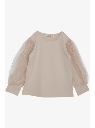 Beige - Girls` Tops - Breeze Girls&Boys