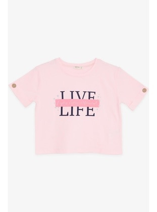 Pink - Girls` T-Shirt - Breeze Girls&Boys