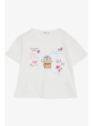 Ecru - Girls` T-Shirt - Breeze Girls&Boys