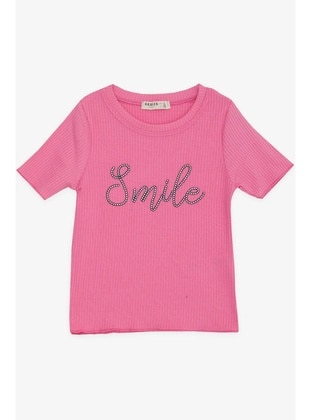 Fuchsia - Girls` T-Shirt - Breeze Girls&Boys