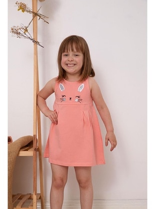 Salmon - Baby Dress - Breeze Girls&Boys