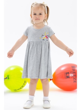 Grey - Baby Dress - Breeze Girls&Boys