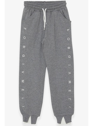 Dark Gray - Girls` Sweatpants - Breeze Girls&Boys