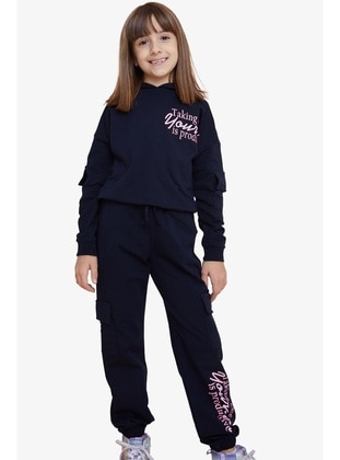 Navy Blue - Girls` Suit - Breeze Girls&Boys