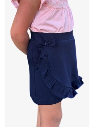 Light Navy Blue - Girls` Shorts - Breeze Girls&Boys