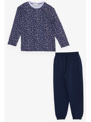 Navy Blue - Girls` Pyjamas - Breeze Girls&Boys