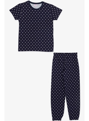 Navy Blue - Girls` Pyjamas - Breeze Girls&Boys