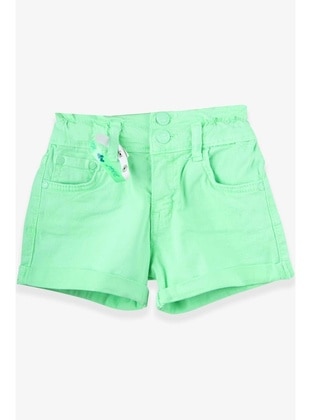 Neon Green - Girls` Shorts - Breeze Girls&Boys