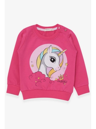 Pink - Girls` Sweatshirt - Breeze Girls&Boys