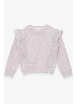 Beige - Girls` Sweatshirt - Breeze Girls&Boys