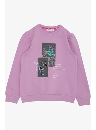 Violet - 300gr - Girls` Sweatshirt - Breeze Girls&Boys