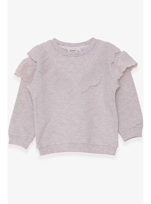 Beige - Girls` Sweatshirt - Breeze Girls&Boys