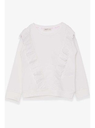 Ecru - Girls` Sweatshirt - Breeze Girls&Boys