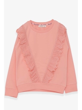 Salmon - Girls` Sweatshirt - Breeze Girls&Boys