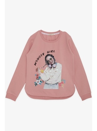 Salmon - Girls` Sweatshirt - Breeze Girls&Boys