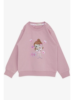 Dusty Rose - Girls` Sweatshirt - Breeze Girls&Boys