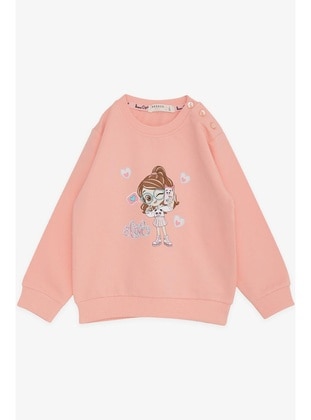 Salmon - Girls` Sweatshirt - Breeze Girls&Boys