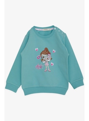 Sea Green - Girls` Sweatshirt - Breeze Girls&Boys