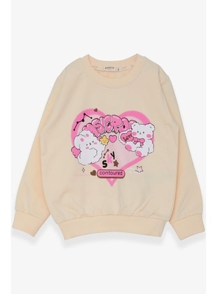 Cream - Girls` Sweatshirt - Breeze Girls&Boys