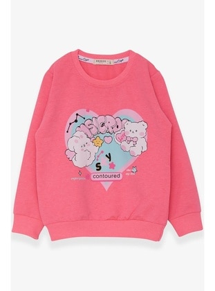 Neon Pink - Girls` Sweatshirt - Breeze Girls&Boys