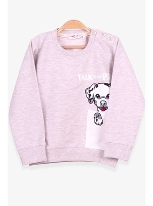 Beige - Girls` Sweatshirt - Breeze Girls&Boys