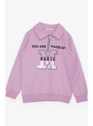 Lilac - Girls` Sweatshirt - Breeze Girls&Boys