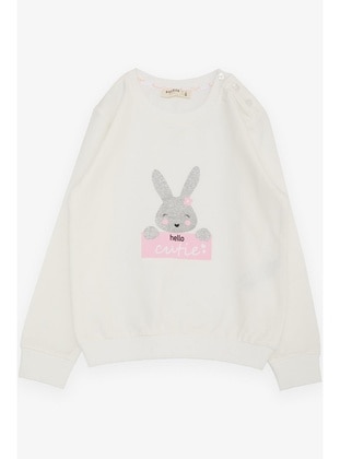 Ecru - Girls` Sweatshirt - Breeze Girls&Boys