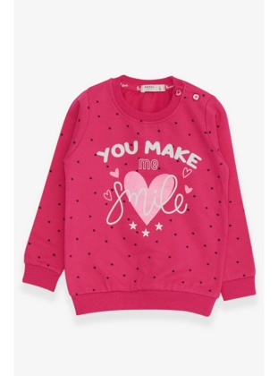 Fuchsia - Girls` Sweatshirt - Breeze Girls&Boys