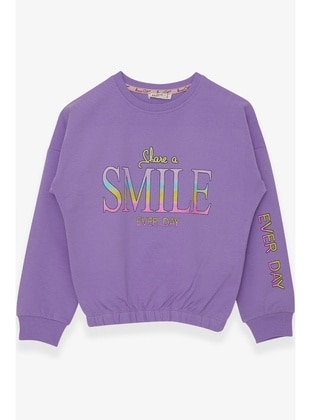 Lilac - Girls` Sweatshirt - Breeze Girls&Boys