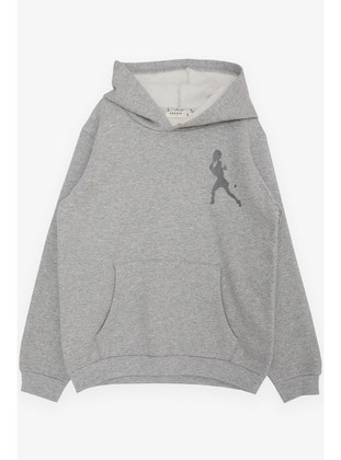 Grey - Girls` Sweatshirt - Breeze Girls&Boys