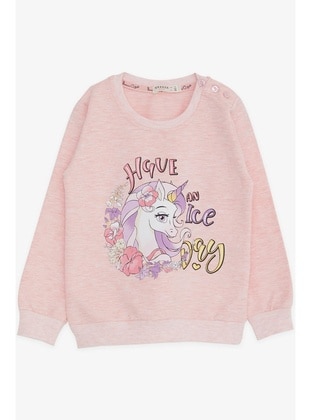 Salmon - Girls` Sweatshirt - Breeze Girls&Boys