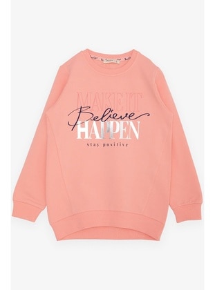 Salmon - Girls` Sweatshirt - Breeze Girls&Boys