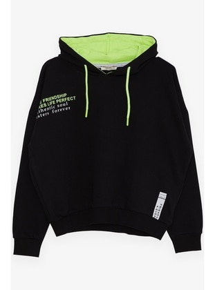 Black - Girls` Sweatshirt - Breeze Girls&Boys