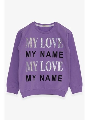 Lilac - Girls` Sweatshirt - Breeze Girls&Boys