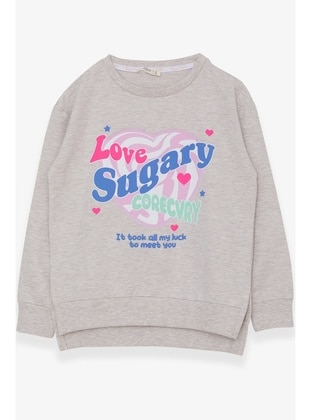 Beige - Girls` Sweatshirt - Breeze Girls&Boys