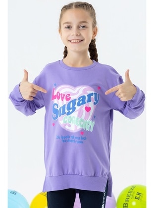 Lilac - Girls` Sweatshirt - Breeze Girls&Boys