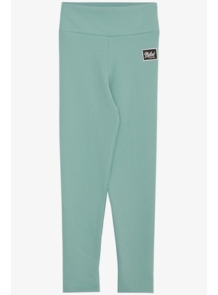 Sea Green - 200gr - Girls` Pants - Breeze Girls&Boys