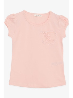 Salmon - Girls` T-Shirt - Breeze Girls&Boys