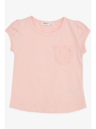 Salmon - Girls` T-Shirt - Breeze Girls&Boys