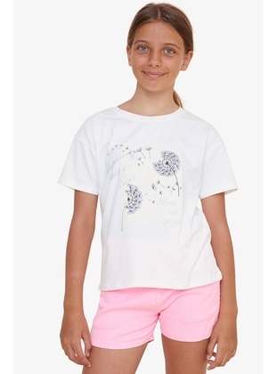 Ecru - Girls` T-Shirt - Breeze Girls&Boys