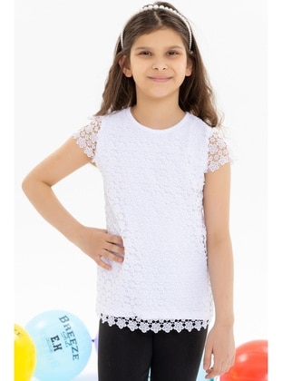 Ecru - Girls` T-Shirt - Breeze Girls&Boys