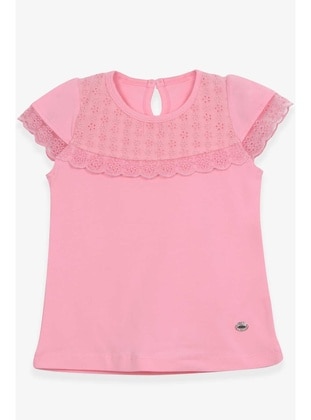 Powder Pink - Girls` T-Shirt - Breeze Girls&Boys