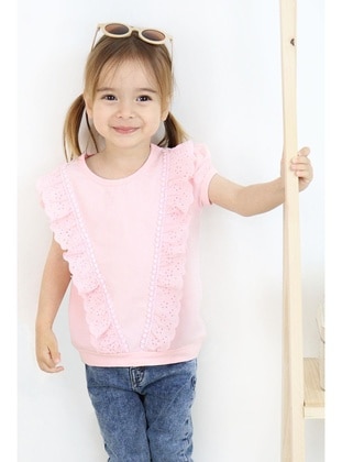 Pink - Girls` T-Shirt - Breeze Girls&Boys