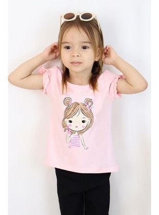 Pink - Girls` T-Shirt - Breeze Girls&Boys