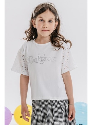 Ecru - Girls` T-Shirt - Breeze Girls&Boys