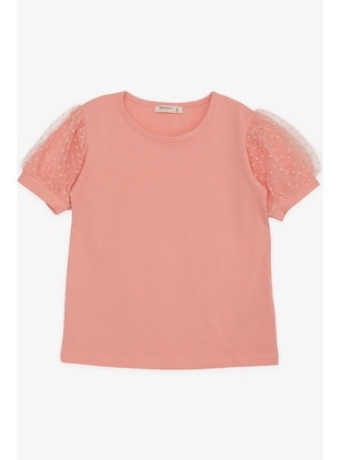 Salmon - Girls` T-Shirt - Breeze Girls&Boys