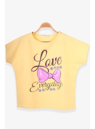 Yellow - Girls` T-Shirt - Breeze Girls&Boys